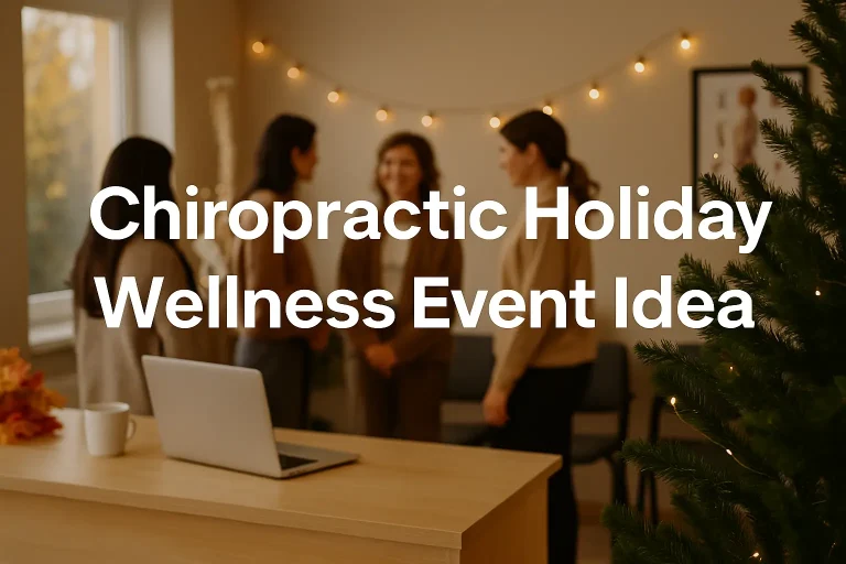 chiropractic holiday wellness event